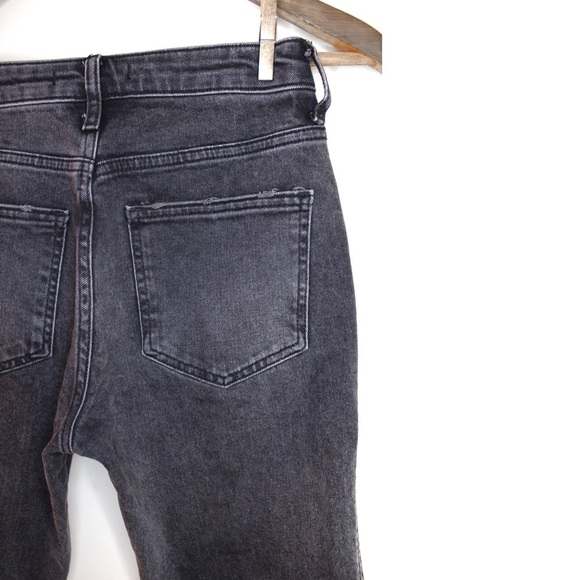 FP Vintage Black Cuffed Boyfriend Jeans 25 0 - Picture 9 of 9